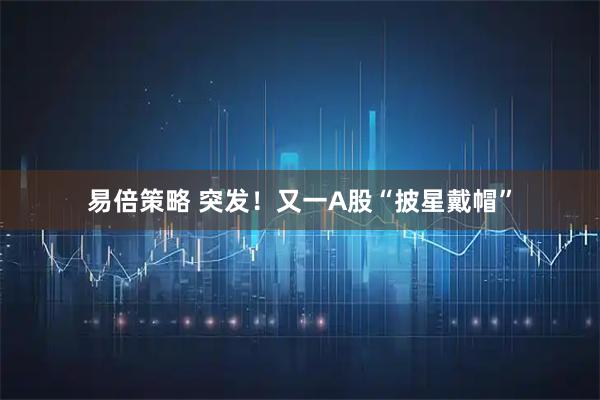 易倍策略 突发！又一A股“披星戴帽”