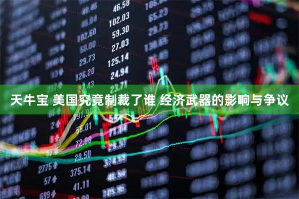 天牛宝 美国究竟制裁了谁 经济武器的影响与争议
