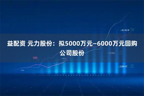 益配资 元力股份：拟5000万元—6000万元回购公司股份